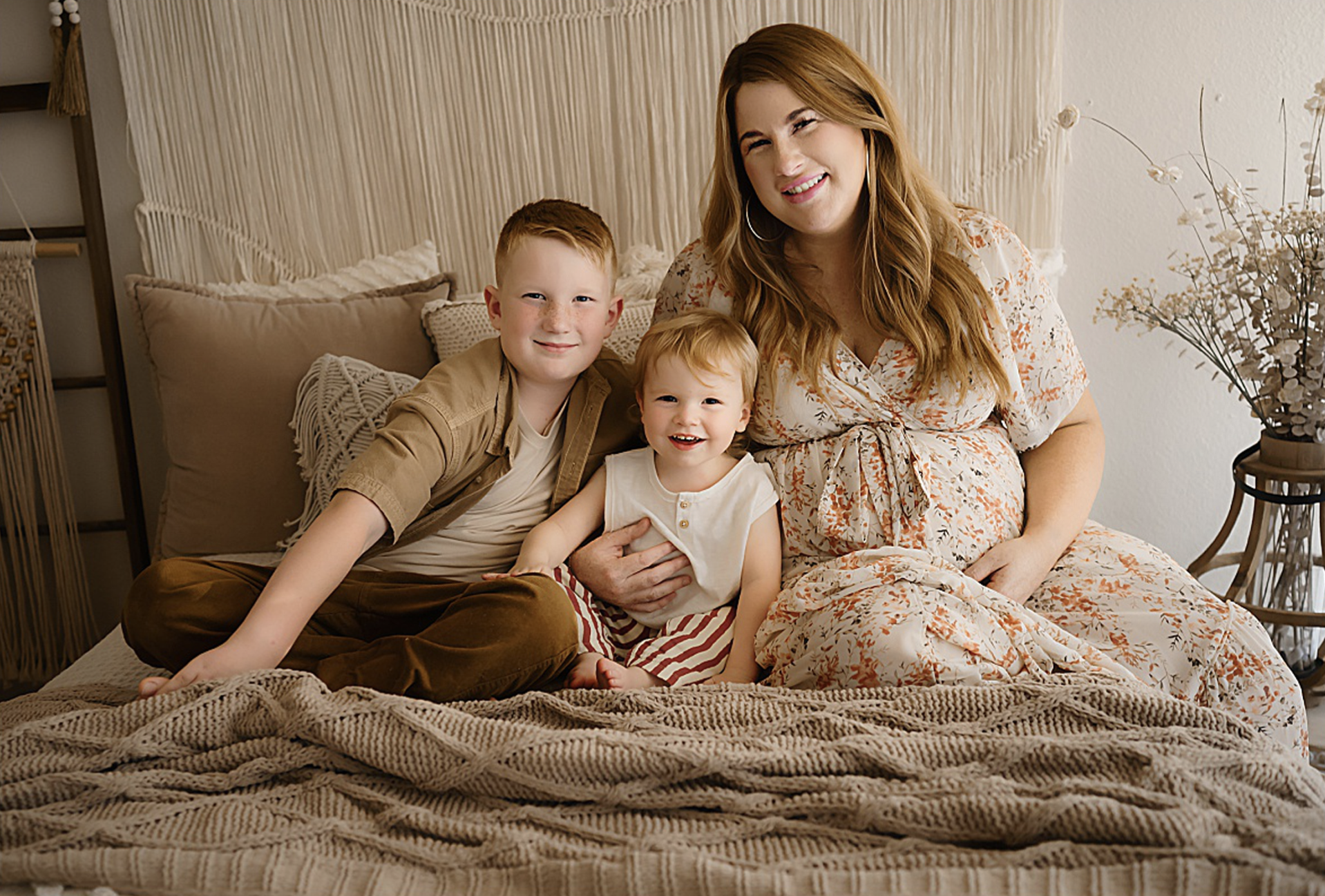 Mom and son portrait